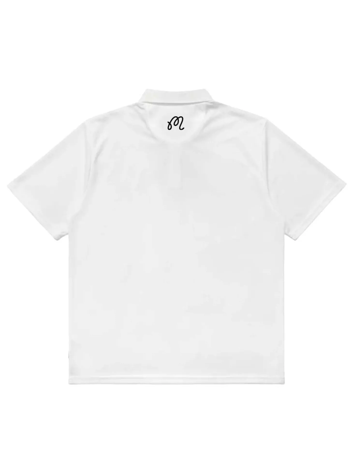 Malbon Evergreen Tiger Buckets Performance Pique Polo - White