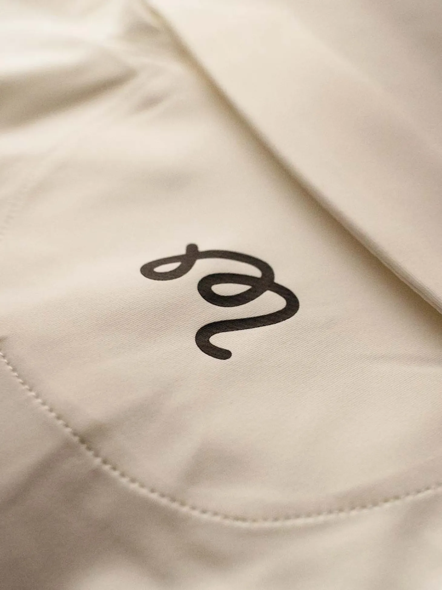 Malbon Evergreen Tiger Buckets Performance Pique Polo - White