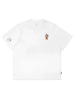 Malbon Evergreen Tiger Buckets Tee - White