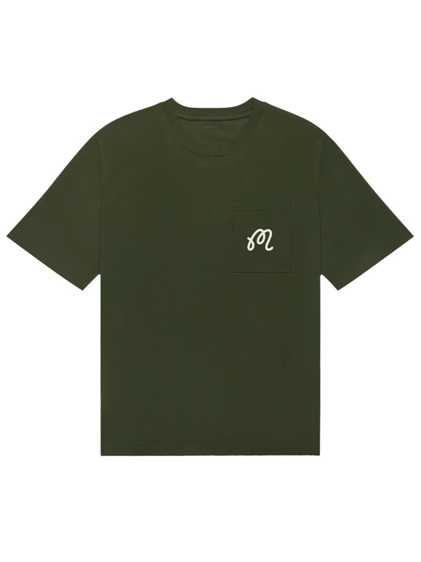 Malbon Gelato Stand Pocket T-Shirt - Cypress Green