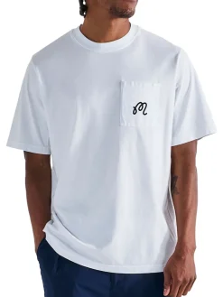 Malbon Gelato Stand Pocket T-Shirt - White