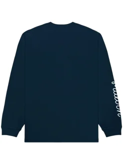 Malbon Gorse Long Sleeve Tee - Navy