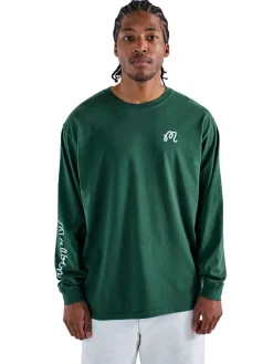 Malbon Gorse Long Sleeve Tee - Forest