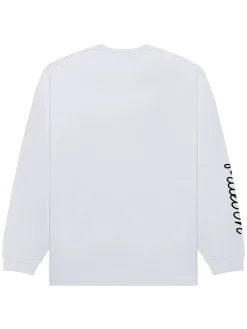 Malbon Gorse Long Sleeve Tee - White