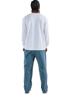 Malbon Gorse Long Sleeve Tee - White