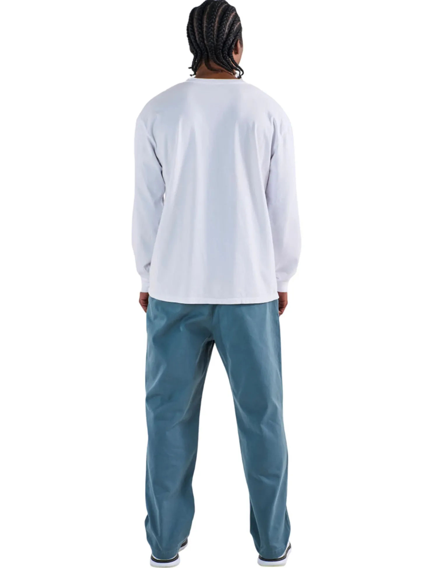 Malbon Gorse Long Sleeve Tee - White