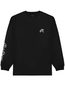 Malbon Gorse Long Sleeve Tee - Black