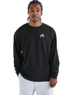 Malbon Gorse Long Sleeve Tee - Black