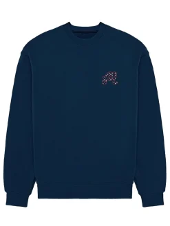 Malbon In Golf We Trust Sweatshirt - Navy