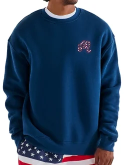 Malbon In Golf We Trust Sweatshirt - Navy