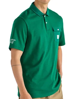 Malbon Jovis Solid Polo - Kelly Green