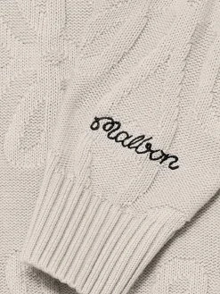 Malbon Monaco Knit Sweater - Ivory