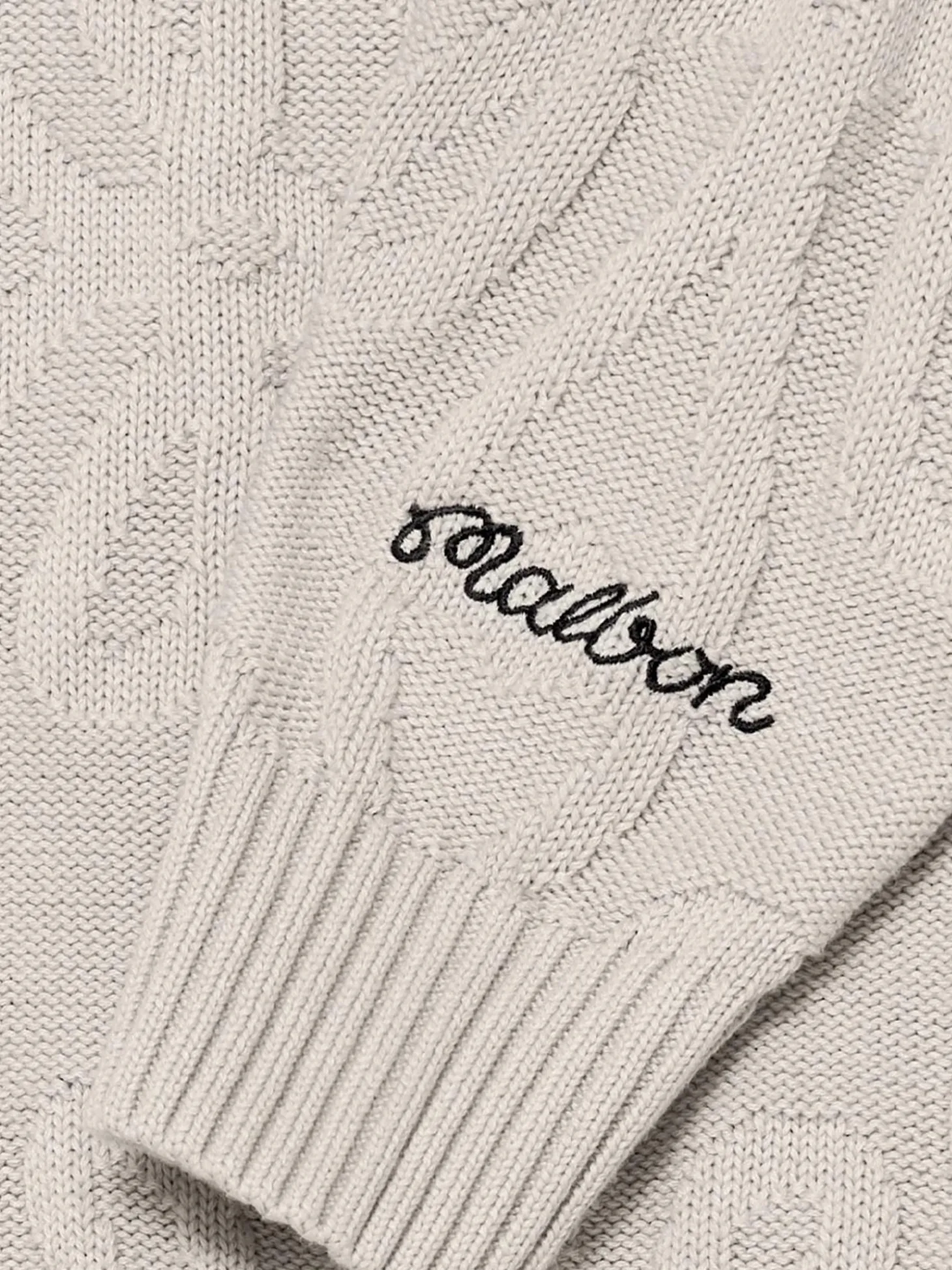 Malbon Monaco Knit Sweater - Ivory