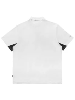 Malbon Performance Pique Polo - White/Black