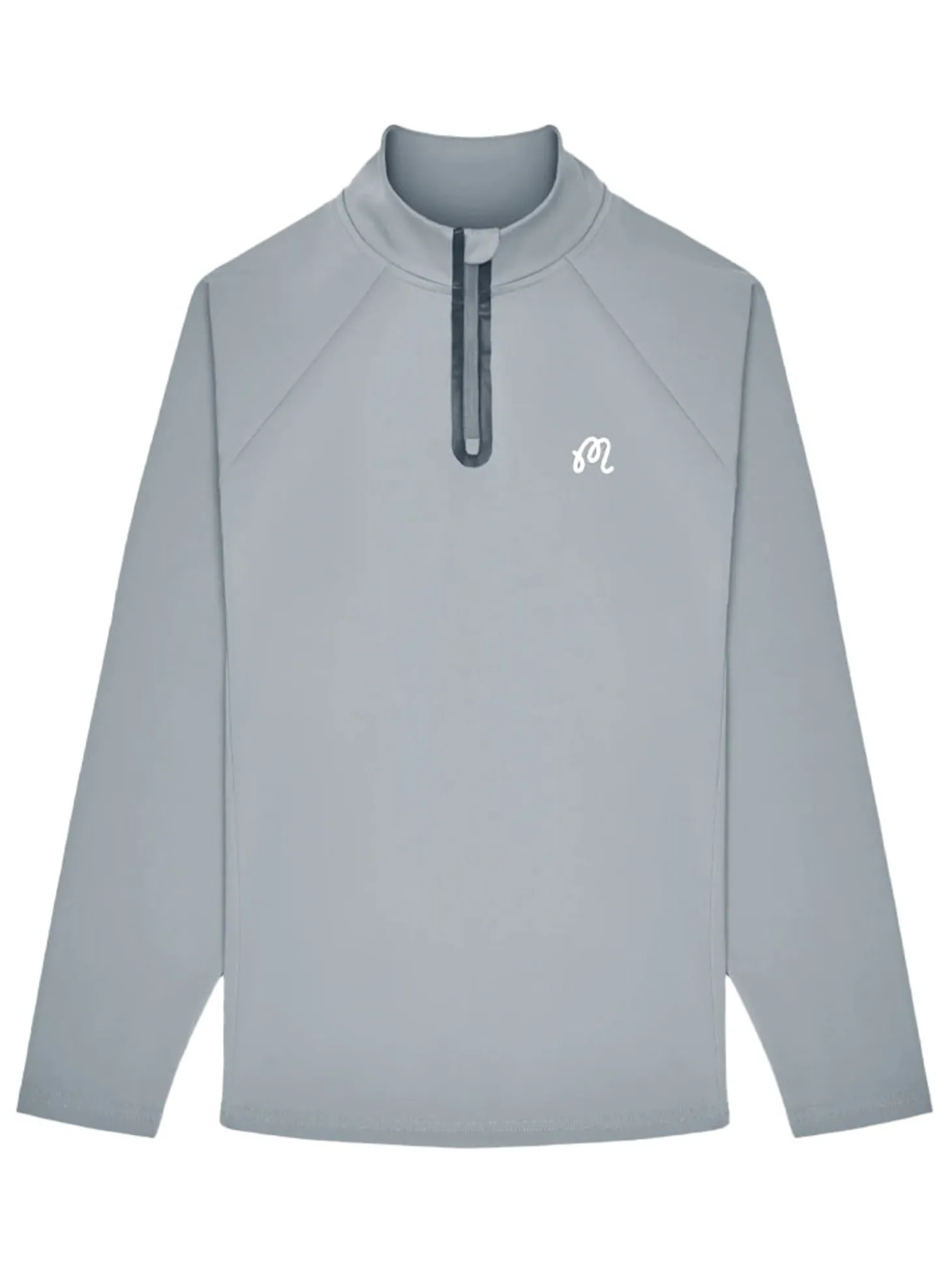 Malbon Performance Raglan Quarter Zip - Steel