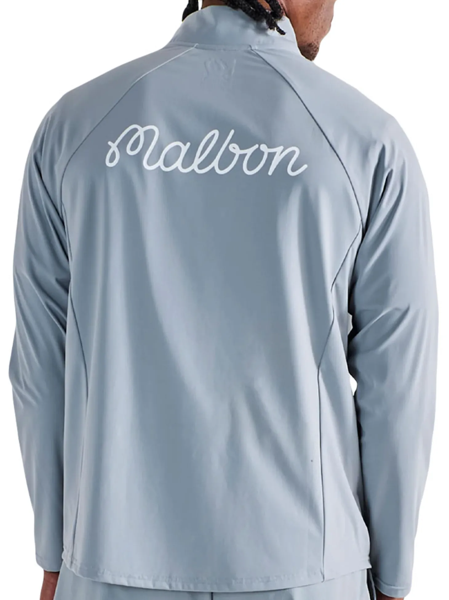 Malbon Performance Raglan Quarter Zip - Steel
