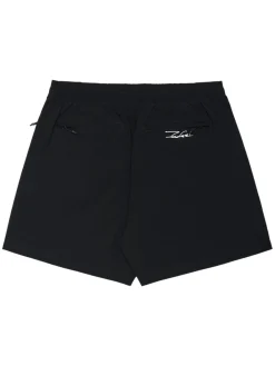 Malbon Performance Tag Tech Short - Black