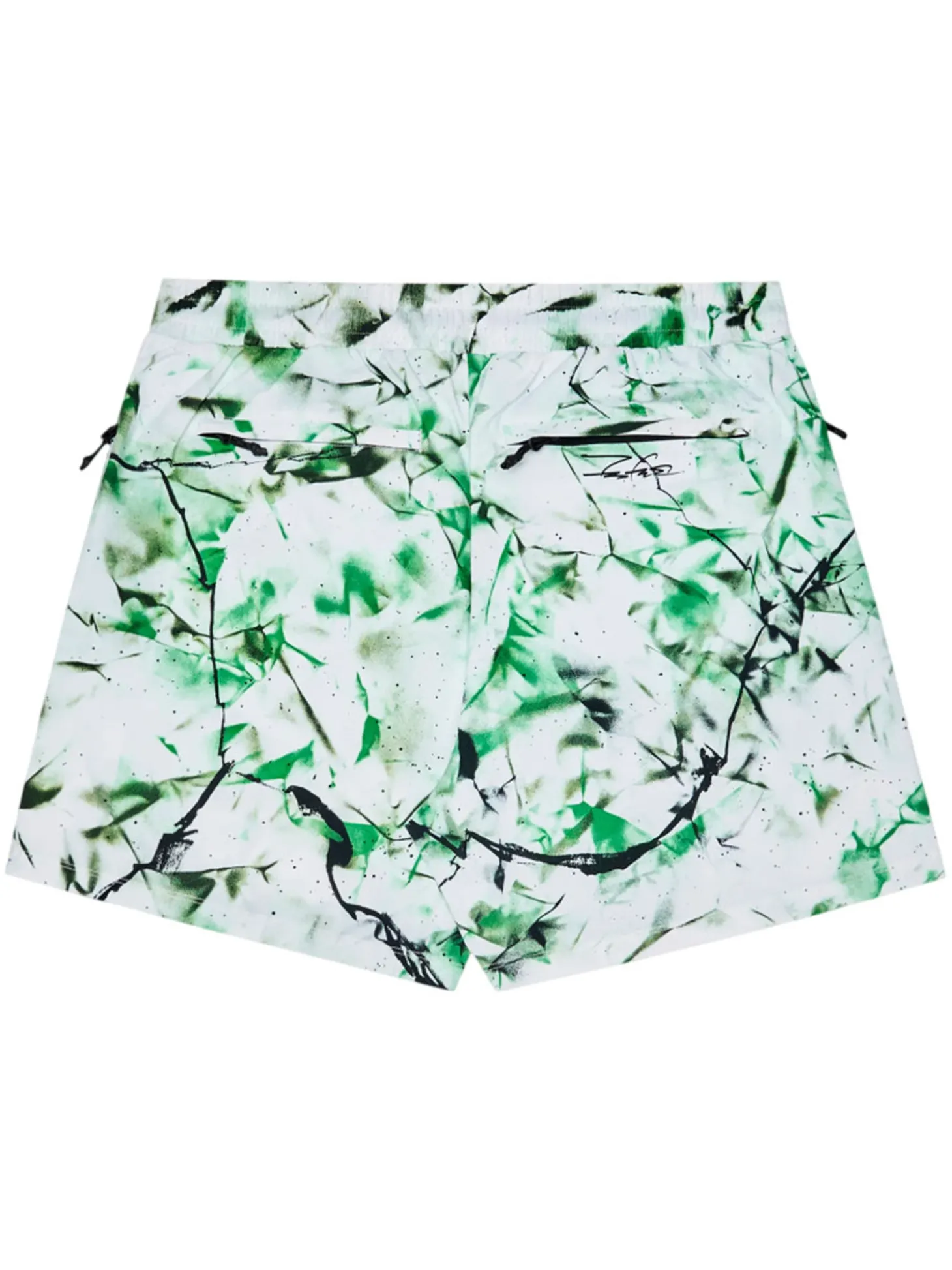 Malbon Performance Tag Tech Short - Camo Multi