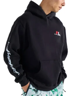 Malbon Tag Hooded Sweatshirt - Black