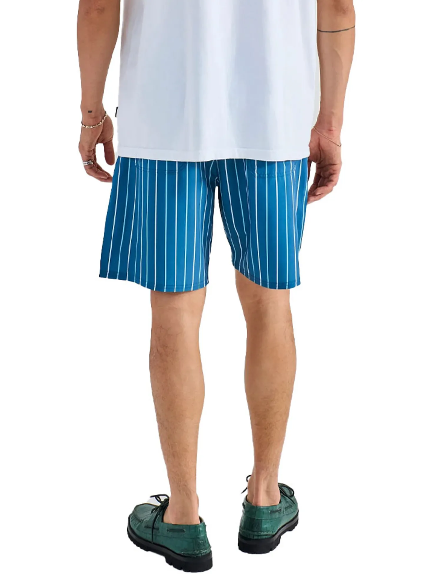 Malbon Tonino Hybrid Short Printed - Ocean