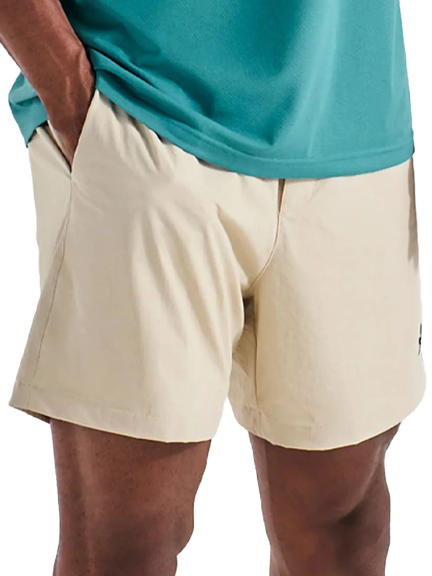 Malbon Two Man Scramble Scooter Short - Light Khaki