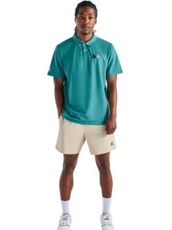 Malbon Two Man Scramble Scooter Short - Light Khaki