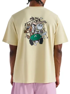 Malbon Two Man Scramble T-Shirt - Light Khaki