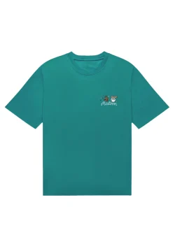 Malbon Two Man Scramble T-Shirt - Blue Green