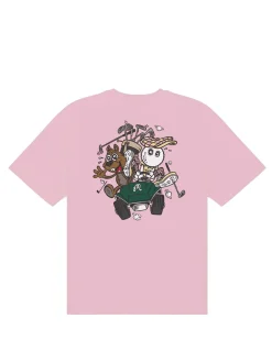 Malbon Two Man Scramble T-Shirt - Pink