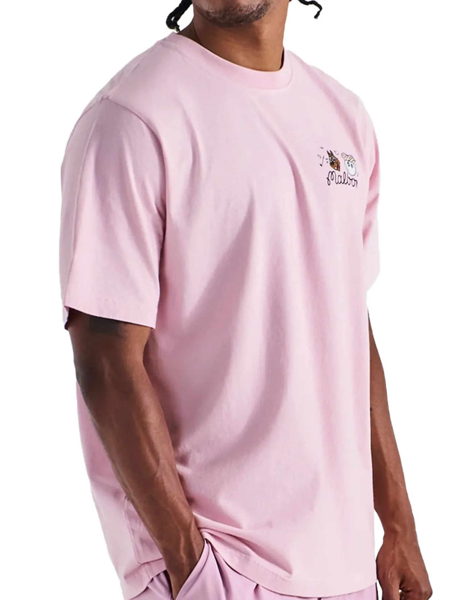 Malbon Two Man Scramble T-Shirt - Pink