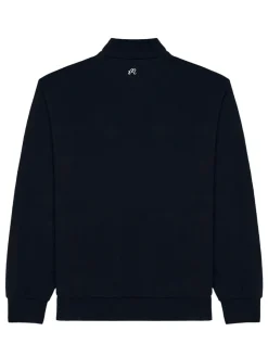 Malbon University Double Zip Jacket - Navy