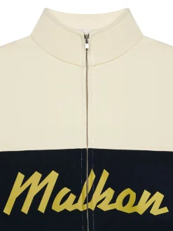 Malbon University Double Zip Jacket - Cream