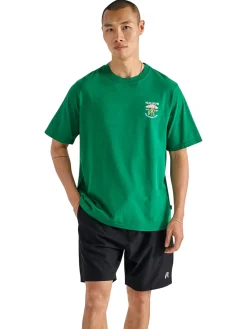 Malbon Vacation Club SS Tee - Kelly Green