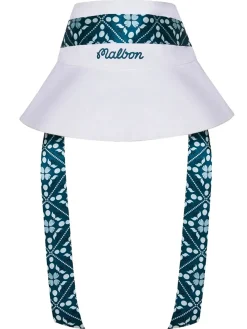 Malbon Womens Gia Open Top Bucket Hat - White