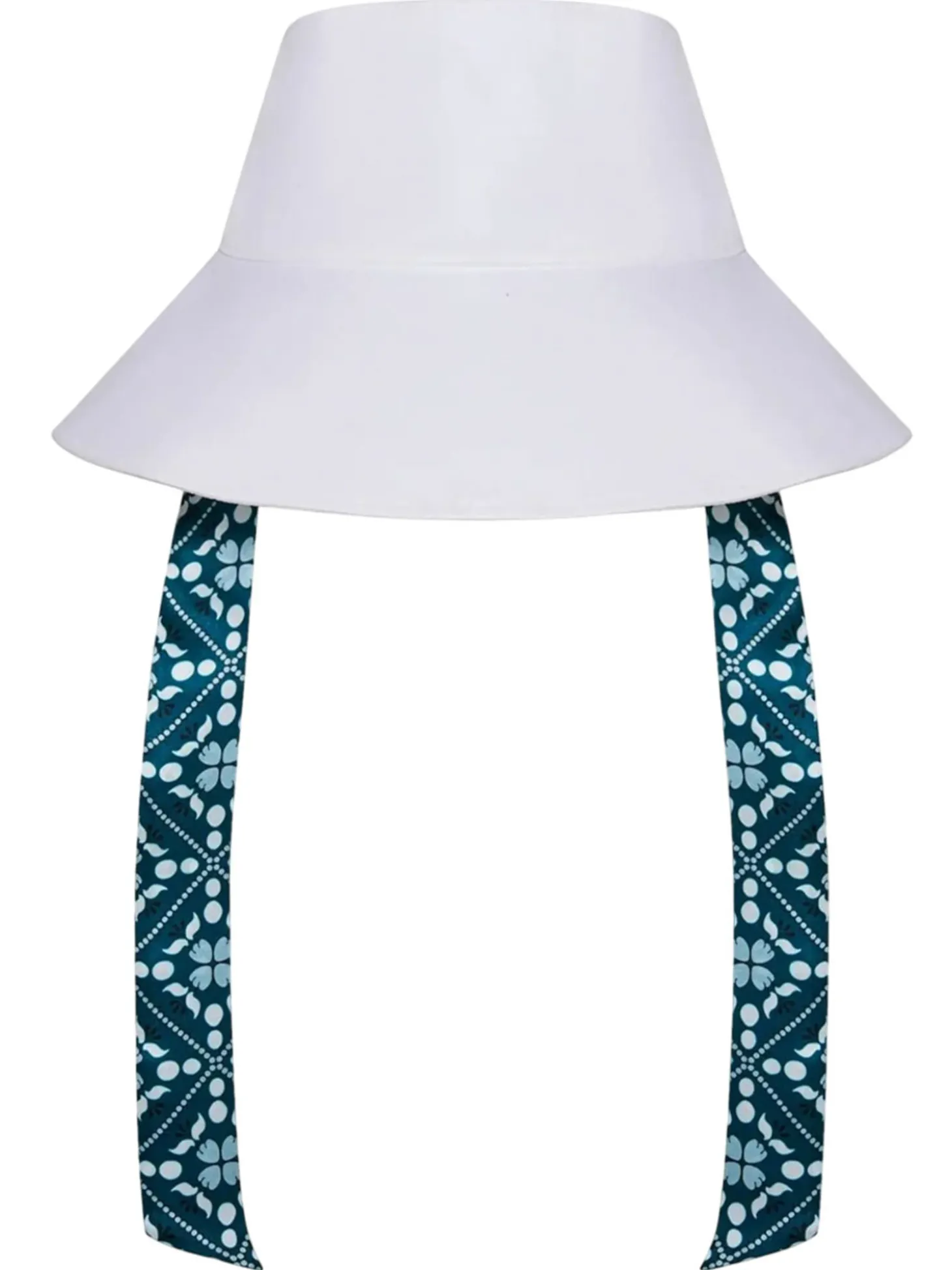 Malbon Womens Gia Open Top Bucket Hat - White