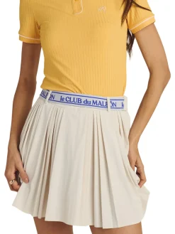 Malbon Womens Joelle Pleated Skort - Ivory