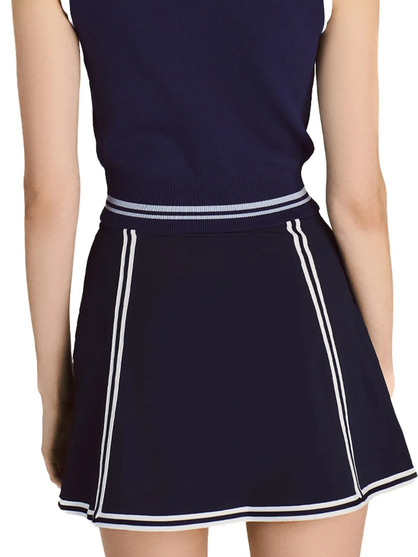 Malbon Womens Lia Skirt - Navy