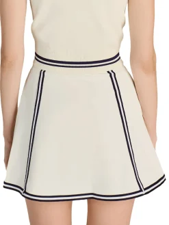 Malbon Womens Lia Skirt - Ivory