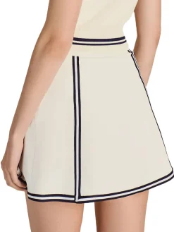 Malbon Womens Lia Skirt - Ivory
