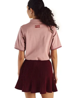 Malbon Womens Valentina Pleated Skirt - Vino