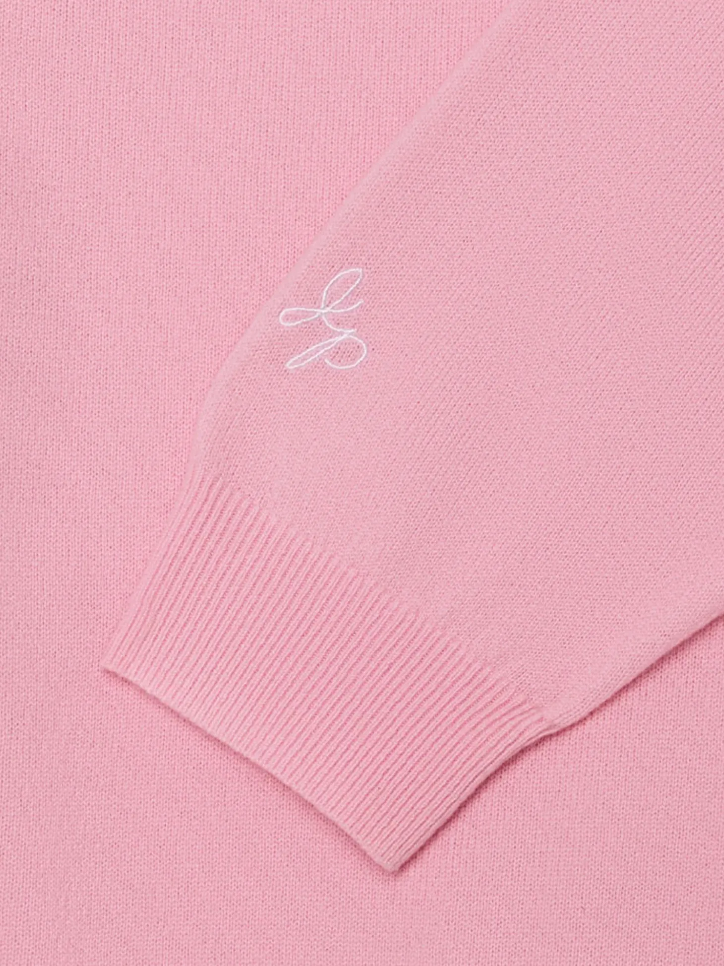 Malbon x Jesper Parnevik V-Neck Merino Wool Sweater - Pink