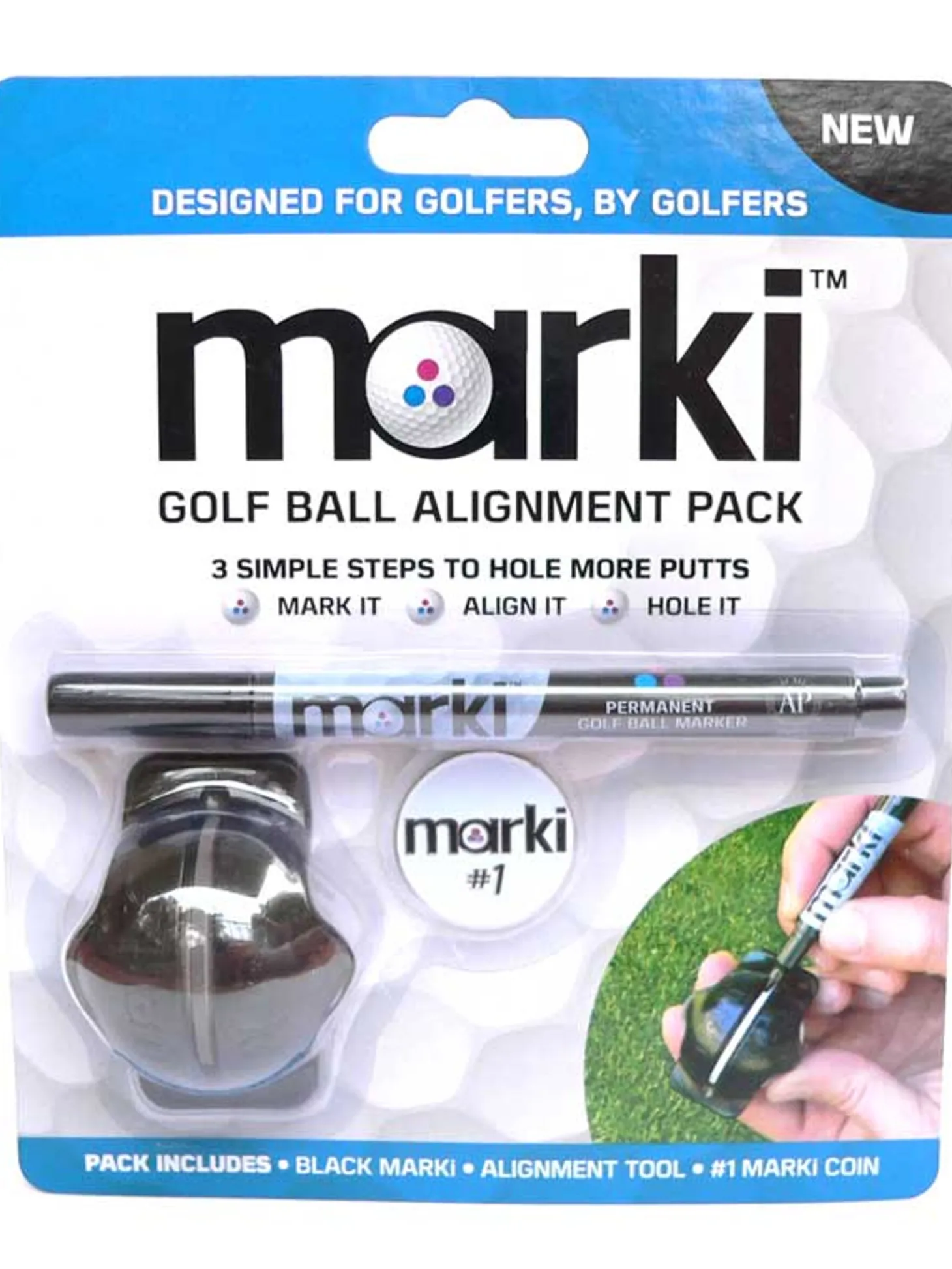 MARKi Golf Ball Alignment Pack