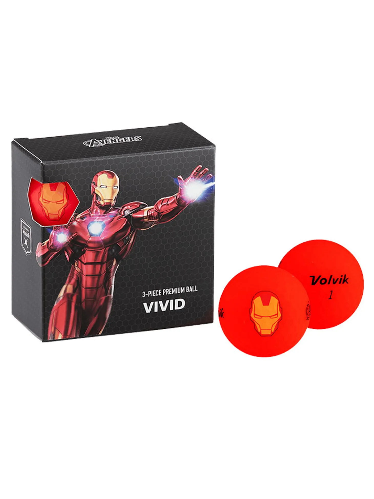 Marvel Golf Balls - 4 Pack Iron Man