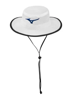Mizuno Tour Sun Hat - White/Navy