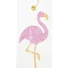Navika Flamingo Golf Towel White