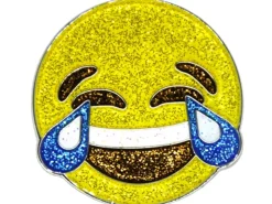 Navika Glitzy Emoji LMAO Ball Marker