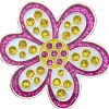 Navika Glitzy Oopsy Daisy Purple Ball Marker