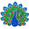 Navika Glitzy Peacock Ball Marker