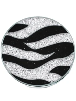 Navika Glitzy Zebra Ball Marker