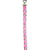 Navika Leather Crystal Stroke Counter Pink